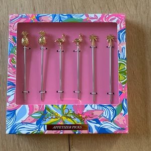 Lilly Pulitzer GWP Appetizer Picks Havana Cocktail NWT